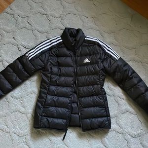 Adidas down puffer women’s jacket small